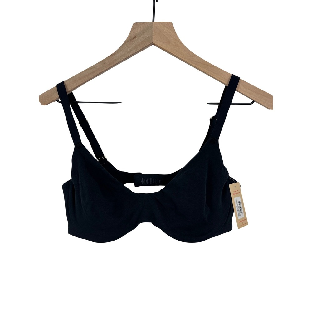 Thirdlove Organic Cloud Cotton T-Shirt Bra 36B 1/2 Anthracite Underwire NWT